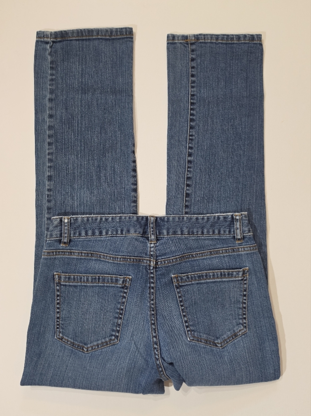 Talbots Heritage Straight Leg Jeans Womens 6P Blue Medium Wash Mid Rise Denim - Picture 2 of 6